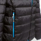 outdoorjas Dublin heren nylon/dons zwart/blauw maat 4XL