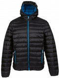outdoorjas Dublin heren nylon/dons zwart/blauw maat 4XL