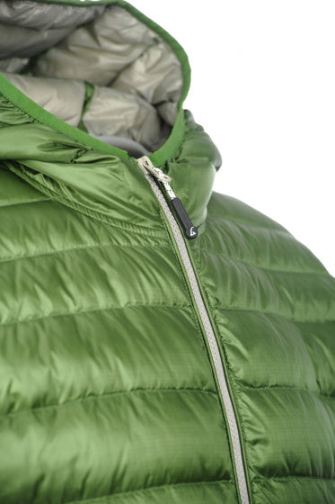 outdoorjas Dublin heren nylon/dons groen/grijs maat 4XL