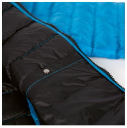 Alvivo Outdoorjas Glasgow heren nylon blauw/zwart maat M
