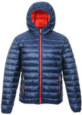 alvivo outdoorjas glasgow heren nylon blauw rood maat xs