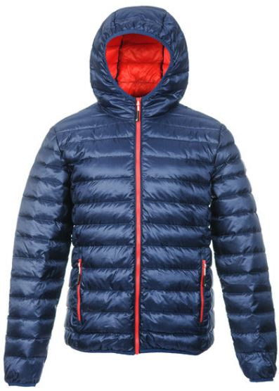 alvivo outdoorjas glasgow heren nylon blauw rood maat xs