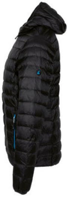 outdoorjas Glasgow heren nylon zwart/blauw maat L