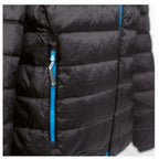 Alvivo Outdoorjas Glasgow heren nylon zwart/blauw maat 3XL