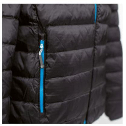 outdoorjas Glasgow heren nylon zwart/blauw maat XXL