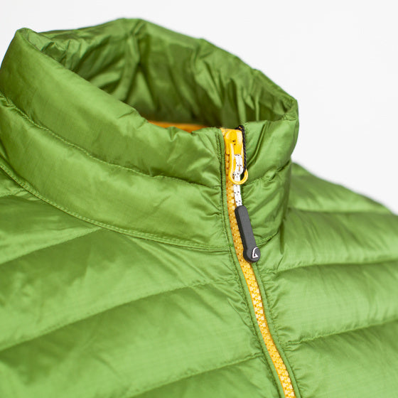 Alvivo Outdoorjas Oslo heren nylon/dons groen maat S