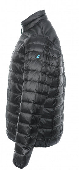 outdoorjas Oslo heren nylon/dons zwart maat L