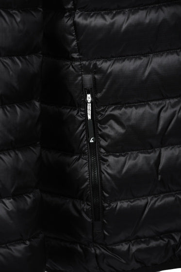 outdoorjas Oslo heren nylon/dons zwart maat L