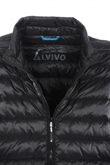 outdoorjas Oslo heren nylon/dons zwart maat M