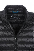 outdoorjas Oslo heren nylon/dons zwart maat S