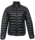 outdoorjas Oslo heren nylon/dons zwart maat S