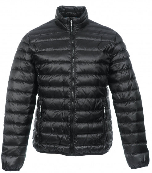 outdoorjas Oslo heren nylon/dons zwart maat M