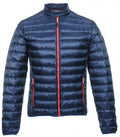 outdoorjas Workuta heren nylon donkerblauw/rood mt 4XL