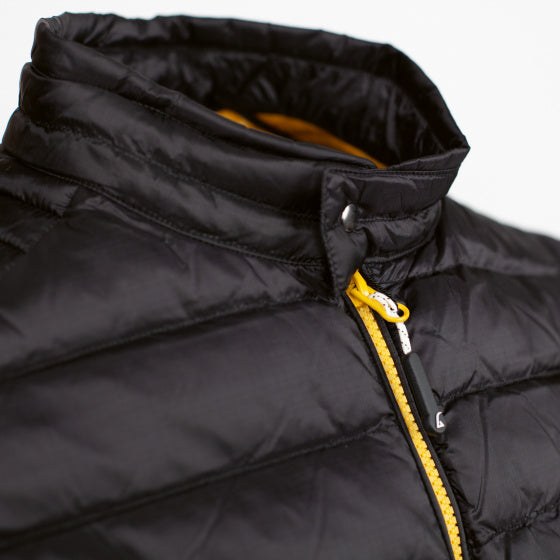 Alvivo Outdoorjas Workuta heren nylon zwart/geel maat 3XL