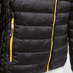 outdoorjas Workuta heren nylon zwart/geel maat S