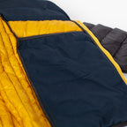 outdoorjas Workuta heren nylon zwart/geel maat S
