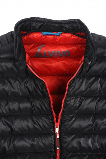 Alvivo Outdoorjas Workuta heren nylon zwart rood maat XS