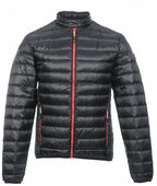 outdoorjas Workuta heren nylon zwart/rood maat 3XL