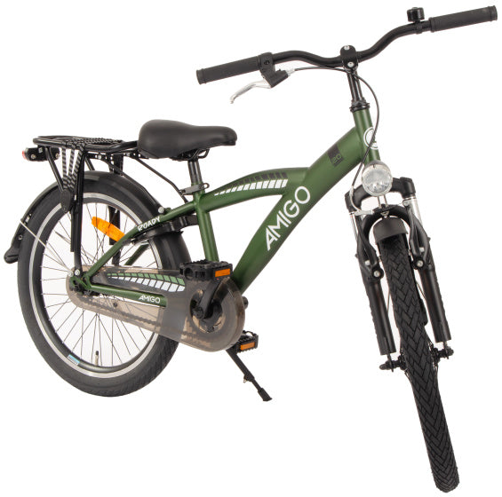 Amigo Roady 20 Inch 27,5 cm Jongens Terugtraprem Groen