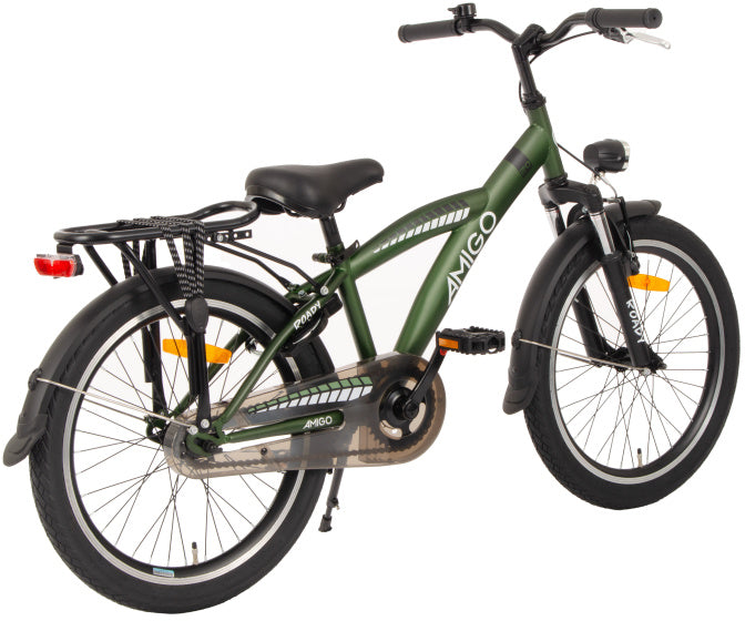 Amigo Roady 20 Inch 27,5 cm Jongens Terugtraprem Groen