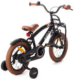 Amigo 2Cool 14 Inch 24 cm Jongens Terugtraprem Zwart