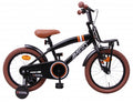 Amigo 2cool 16 inch 25,5 cm jongens terugtraprem matzwart