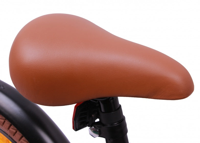 Amigo 2cool 16 inch 25,5 cm jongens terugtraprem matzwart