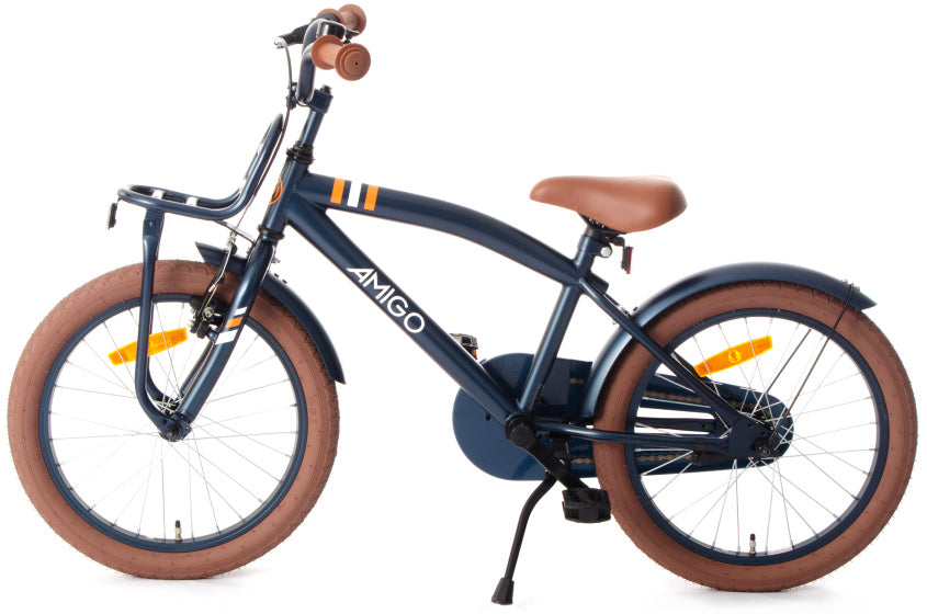 Amigo 2Cool 18 Inch 28,5 cm Jongens Terugtraprem Blauw