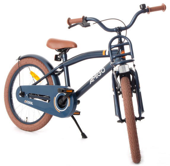 Amigo 2Cool 18 Inch 28,5 cm Jongens Terugtraprem Blauw