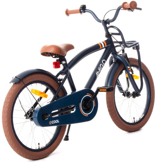 Amigo 2Cool 18 Inch 28,5 cm Jongens Terugtraprem Blauw