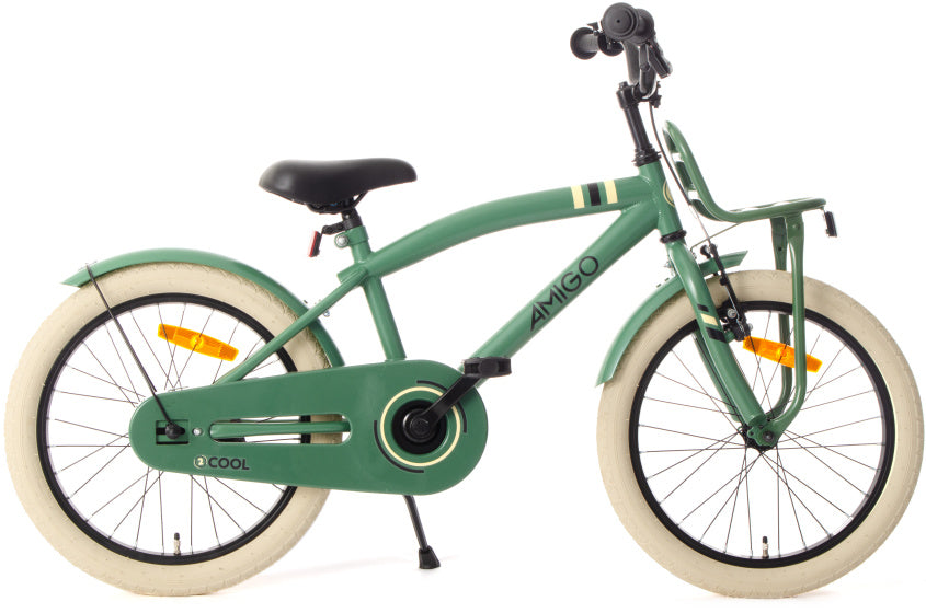 Amigo 2Cool 18 Inch 28,5 cm Jongens Terugtraprem Groen