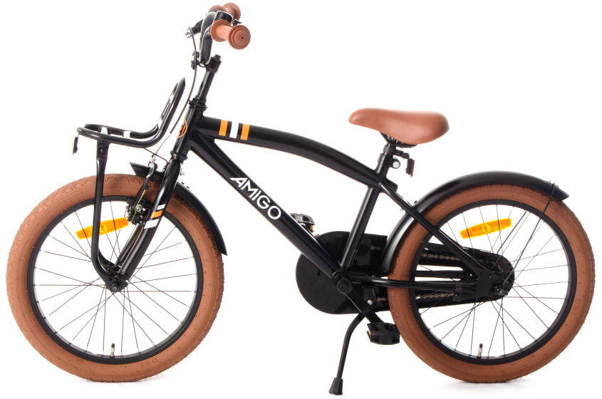 Amigo 2Cool 18 Inch 28,5 cm Jongens Terugtraprem Zwart