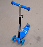 Amigo 3-wiel step blauw/zwart