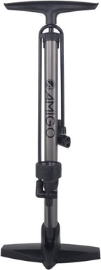 Amigo Fietspomp met drukmeter 11 Bar 61 cm antraciet