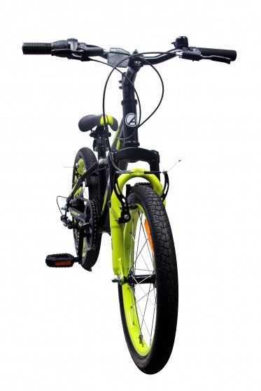 Amigo Attack 20 Inch 28 cm Jongens 6V V-Brakes Zwart/Geel