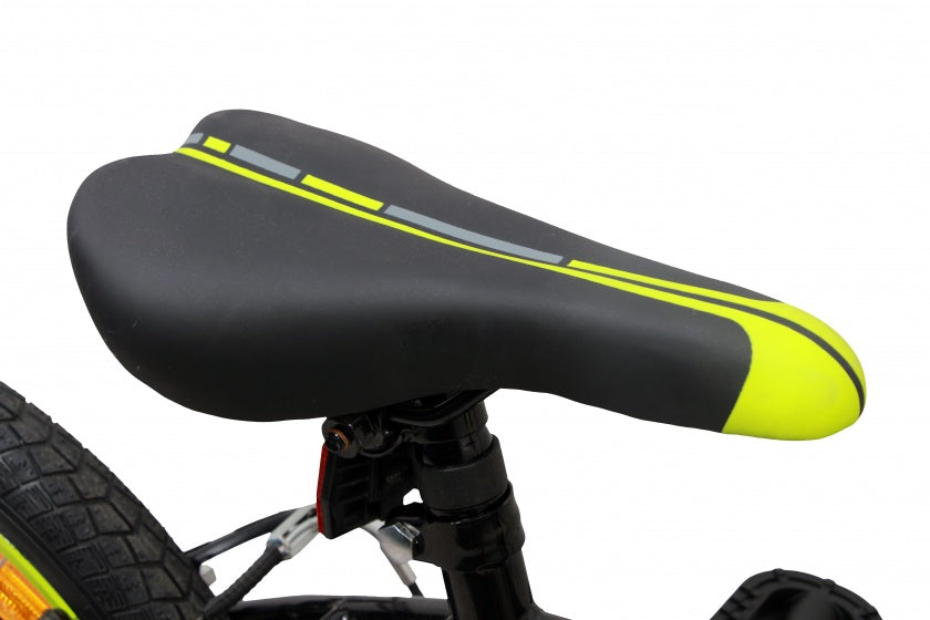 Amigo Attack 20 Inch 28 cm Jongens 6V V-Brakes Zwart/Geel