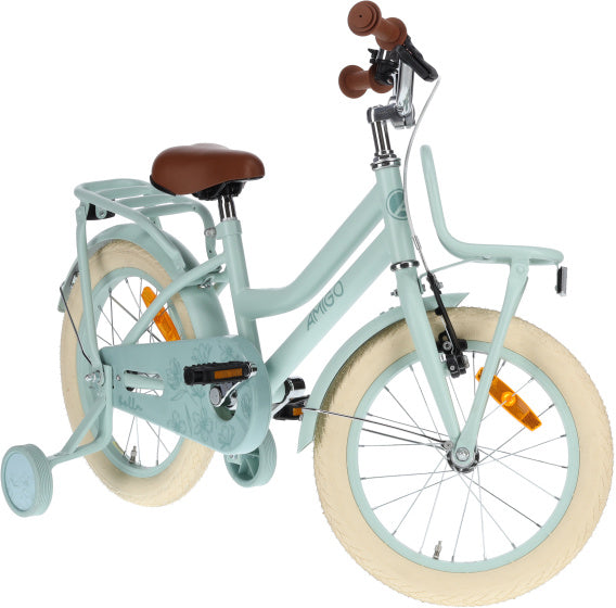 Amigo Bella 16 Inch 26 cm Meisjes Terugtraprem Groen