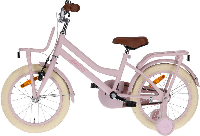 Amigo Bella 16 Inch 26 cm Meisjes Terugtraprem Roze