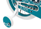 Amigo Bloom 16 inch 24 cm meisjes terugtraprem turquoise