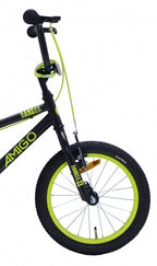 Amigo Danger 16 inch junior v-brakes zwart/geel