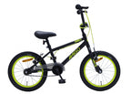 Amigo Danger 16 inch junior v-brakes zwart/geel
