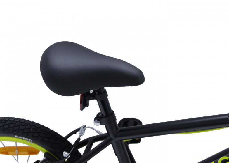 Amigo Danger 16 inch junior v-brakes zwart/geel