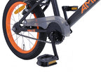 bmx danger 16 inch junior v-brakes zwart/oranje