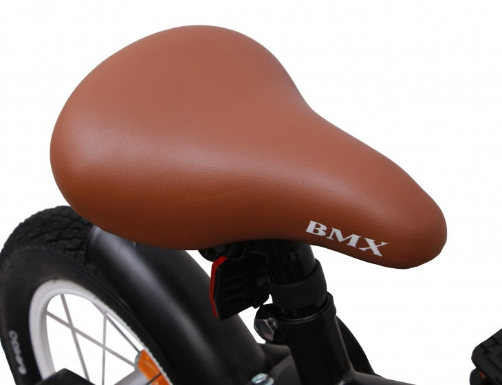 BMX Fun 12 Inch 21 cm Jongens Terugtraprem Matzwart