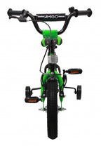 Amigo Fun 12 Inch 21 cm Jongens Terugtraprem Groen/Matzwart