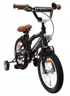 BMX Fun-S112 14 Inch 21 cm Jongens Terugtraprem Matzwart
