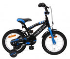 Amigo Fun 14 Inch 21 cm Jongens Terugtraprem Zwart/Blauw