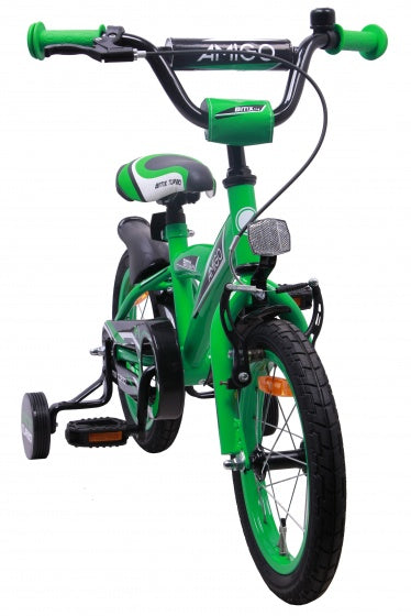 Amigo Turbo 14 Inch 21 cm Jongens Terugtraprem Groen