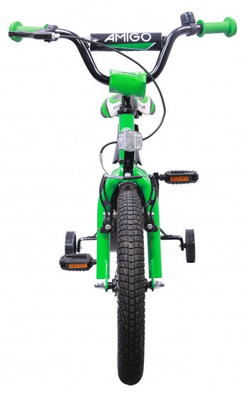 BMX Turbo 16 Inch 23 cm Jongens Terugtraprem Groen
