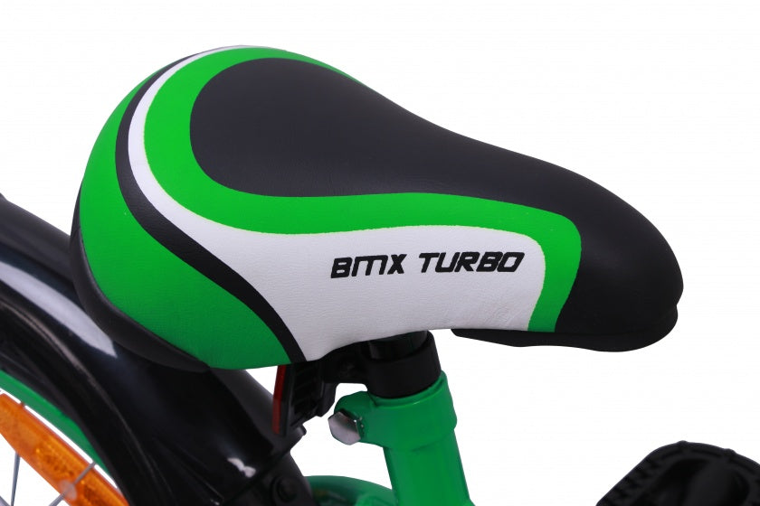 BMX Turbo 18 Inch 25 cm Jongens Terugtraprem Groen